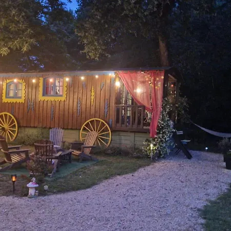 Git'an Perigord Roulotte Bella Privat bolig Groléjac